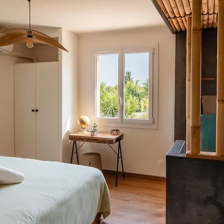 Hébergement de vacances Maison Jardin Tropicale Piscine - Quatre Murs Et Un Toit